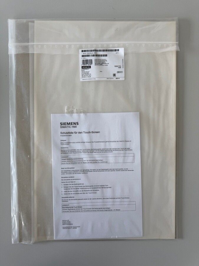 Siemens Schutzfolie für 22" HMI 6AV2 124-6XJ00-0AX1